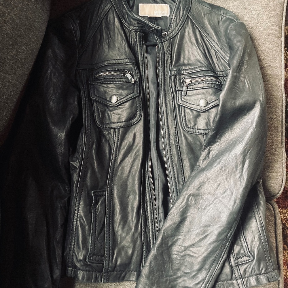 Micheal Kors Leather Jacket